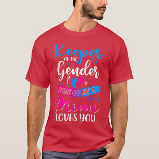 Rosa oder blaue Mimi-Lieben Sie bewahren die Gende T-Shirt