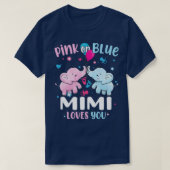 Rosa oder blaue Mimi-Lieben Sie Geschlecht offenba T-Shirt (Design vorne)