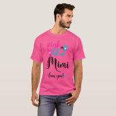Rosa oder blaue Mimi-Lieben Sie Geschlecht zeigen T-Shirt (Vorne ganz)