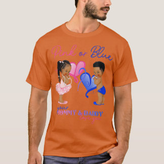 Rosa oder blaue Mommy & Daddy Liebe Sie Geschlecht T-Shirt