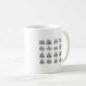 Rosa oder blaue Mommy-Lieben Kaffeetasse (VorderseiteRechts)