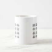 Rosa oder blaue Mommy-Lieben Kaffeetasse (Mittel)