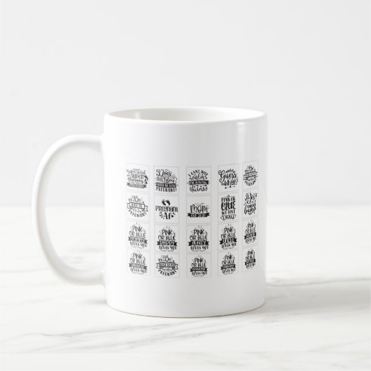 Rosa oder blaue Mommy-Lieben Kaffeetasse (Links)
