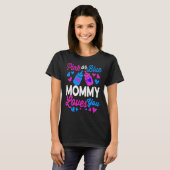 Rosa oder blaue MOMMY-Lieben | Mama für Kinder T-Shirt (Vorne ganz)