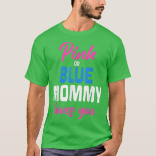 Rosa oder blaue Mommy Lieben Sie künftige Mama Ges T-Shirt