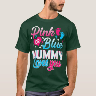 Rosa oder blaue Mummy-Lieben Sie nicht Geschlecht T-Shirt