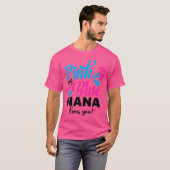 Rosa oder blaue Nana-Lieben, die Sie Geschlecht ze T-Shirt (Vorne ganz)