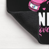 Rosa oder blaue Nina Lieben, die Sie Boxen Geschle Mousepad (Ecke)