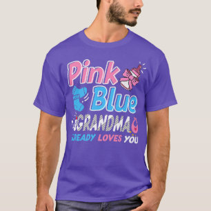 Rosa oder blaue Oma-Lieben, die Ihr Baby-Geschlech T-Shirt