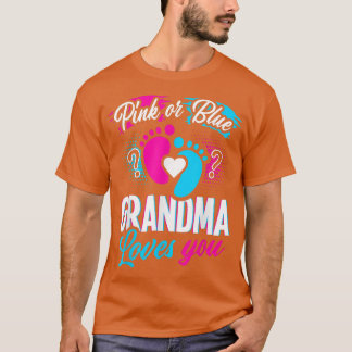 Rosa oder blaue Oma-Lieben, die Sie Geschlecht zei T-Shirt