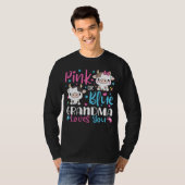 Rosa oder blaue Oma Lieben, die Sie spenden Kuh Ba T-Shirt (Vorne ganz)