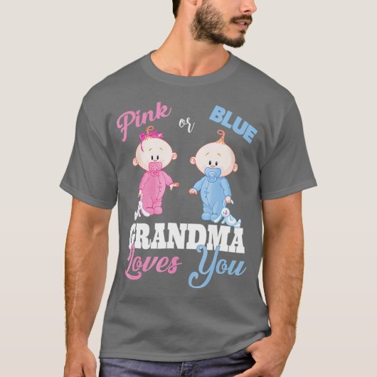 Rosa oder blaue Oma-Lieben - Geschlechtsverkehr T-Shirt (Vorderseite)