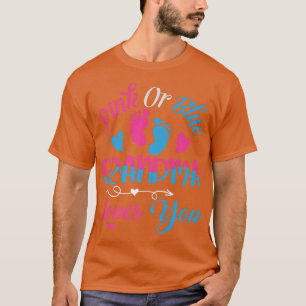 Rosa oder blaue Oma Lieben Ihr Geschlecht offenbar T-Shirt