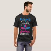 Rosa oder blaue Oma-Lieben Sie bewahren die Gender T-Shirt (Vorne ganz)