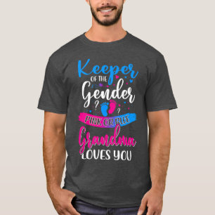 Rosa oder blaue Oma-Lieben Sie bewahren die Gender T-Shirt