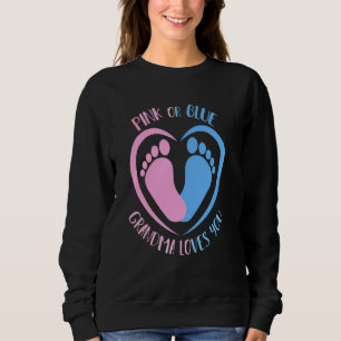 Rosa oder blaue Oma-Lieben Sie Geschlecht Baby Rev Sweatshirt