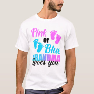 Rosa oder blaue Oma-Lieben Sie Geschlecht offenbar T-Shirt