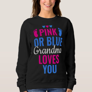Rosa oder blaue Oma-Lieben Sie Geschlecht zeigen 1 Sweatshirt