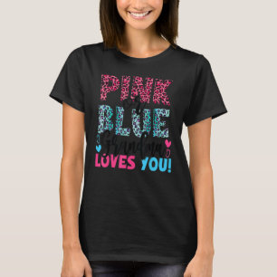 Rosa oder blaue Oma Lieben Sie Leopard Print Gende T-Shirt