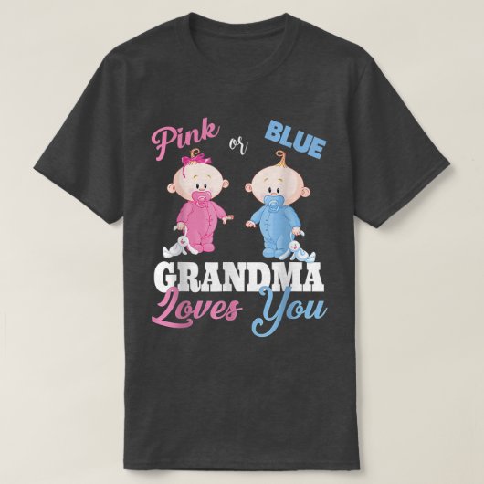Rosa oder blaue Oma-Lieben SieGeschlechtsverkehr T-Shirt (Design vorne)
