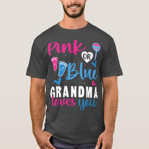Rosa oder blaue Oma-Lieben YouGender Reveal Appare T-Shirt