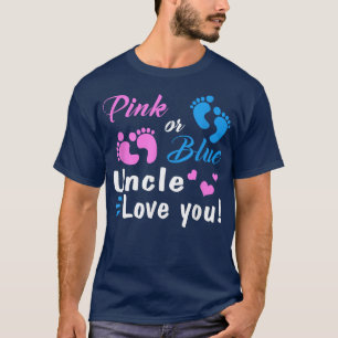 Rosa oder blaue Onkel Lieben Sie Geschlecht offenb T-Shirt