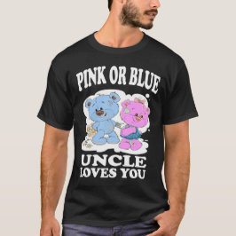 Rosa oder blaue Onkel Lieben Sie Geschlechtsverkeh T-Shirt