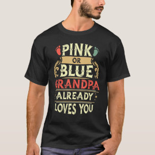 Rosa oder blaue Opa Bereits Lieben Sie Retro T-Shirt