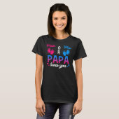 Rosa oder blaue Papa-Lieben, die Sie Geschlecht of T-Shirt (Vorne ganz)