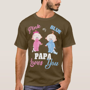 Rosa oder blaue Papa-Lieben Ihr Geschlecht offenba T-Shirt