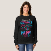 Rosa oder blaue Pappy Lieben Sie Geschlecht zeigen Sweatshirt (Vorne ganz)