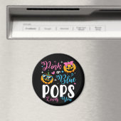 Rosa oder blaue Pop Lieben Sie Pumpkin Baby Circle Magnet (In Situ (Geschirrspüler))