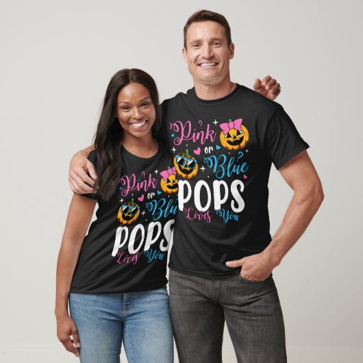 Rosa oder blaue Pop Lieben Sie Pumpkin Baby Men T-Shirt (Unisex)
