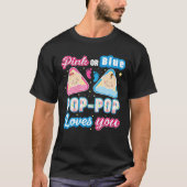 Rosa oder blaue Pop-Pop-Lieben Sie Geschlecht Reve T-Shirt (Vorderseite)