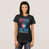 Rosa oder blaue Pop Pop Lieben Sie Geschlecht zeig T-Shirt (Vorne ganz)