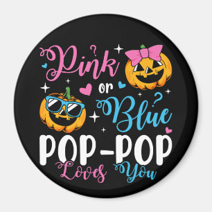 Rosa oder blaue Pop-Pop-Lieben Sie Pumpkin Baby Ci Magnet