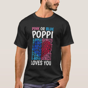 Rosa oder blaue Poppi-Lieben Sie Geschlecht zeigen T-Shirt
