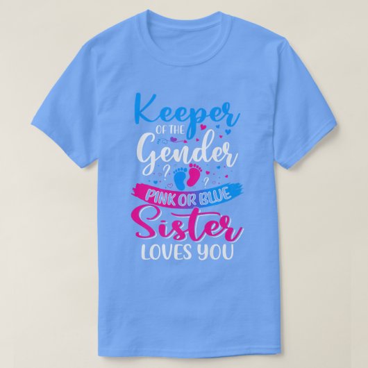 Rosa oder blaue Schwesternde Lieben, die das Gesch T-Shirt (Design vorne)