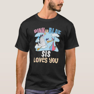 Rosa oder blaue Sis Lieben Die beste Schwester je T-Shirt