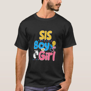Rosa oder blaue Sis Lieben Die beste Schwester je  T-Shirt