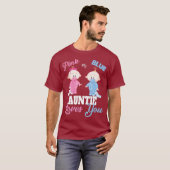 Rosa oder blaue Tantchen-Lieben - Geschlechtsverke T-Shirt (Vorne ganz)