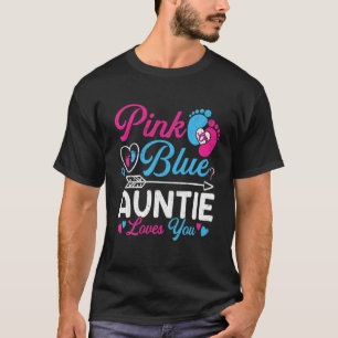 Rosa oder blaue Tantchen Lieben Sie Funny Baby Gen T-Shirt