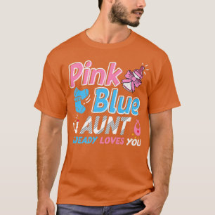 Rosa oder blaue Tante-Lieben, die Ihr Baby-Geschle T-Shirt