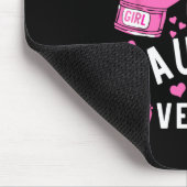 Rosa oder blaue Tante-Lieben, die Sie beim Boxen d Mousepad (Ecke)