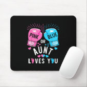 Rosa oder blaue Tante-Lieben, die Sie beim Boxen d Mousepad (Mit Mouse)