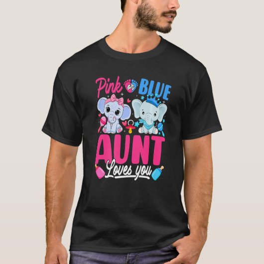 Rosa oder blaue Tante Lieben, die Sie Geschlecht o T-Shirt (Vorderseite)