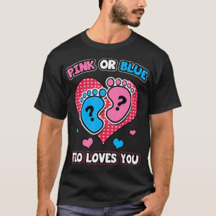 Rosa oder blaue Tio Lieben, die Sie Geschlecht off T-Shirt