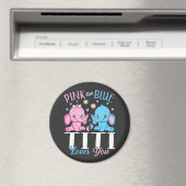 Rosa oder blaue Titi Lieben Sie Elephant Baby Circ Magnet (In Situ (Geschirrspüler))