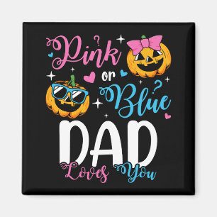 Rosa oder blaue Vater-Lieben Sie Pumpkin Baby Squa Magnet
