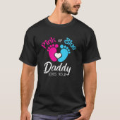 rosa oder blaue Vati-Lieben Sie Shirt (Vorderseite)